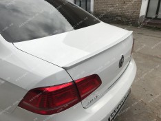 Спойлер багажника Volkswagen Passat B7 (2010-2015) (кроме USA) (Design Lip) (стекловолокно)