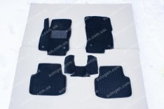 Коврики салона Renault Scenic 2 (2003-2009) (3шт) (Avto-Gumm 3D ворс)