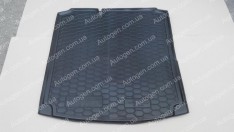 Коврик в багажник Volkswagen Jetta 6 SD (2010-2019) (TOP) (без ушей) (Avto-Gumm Полиуретан)